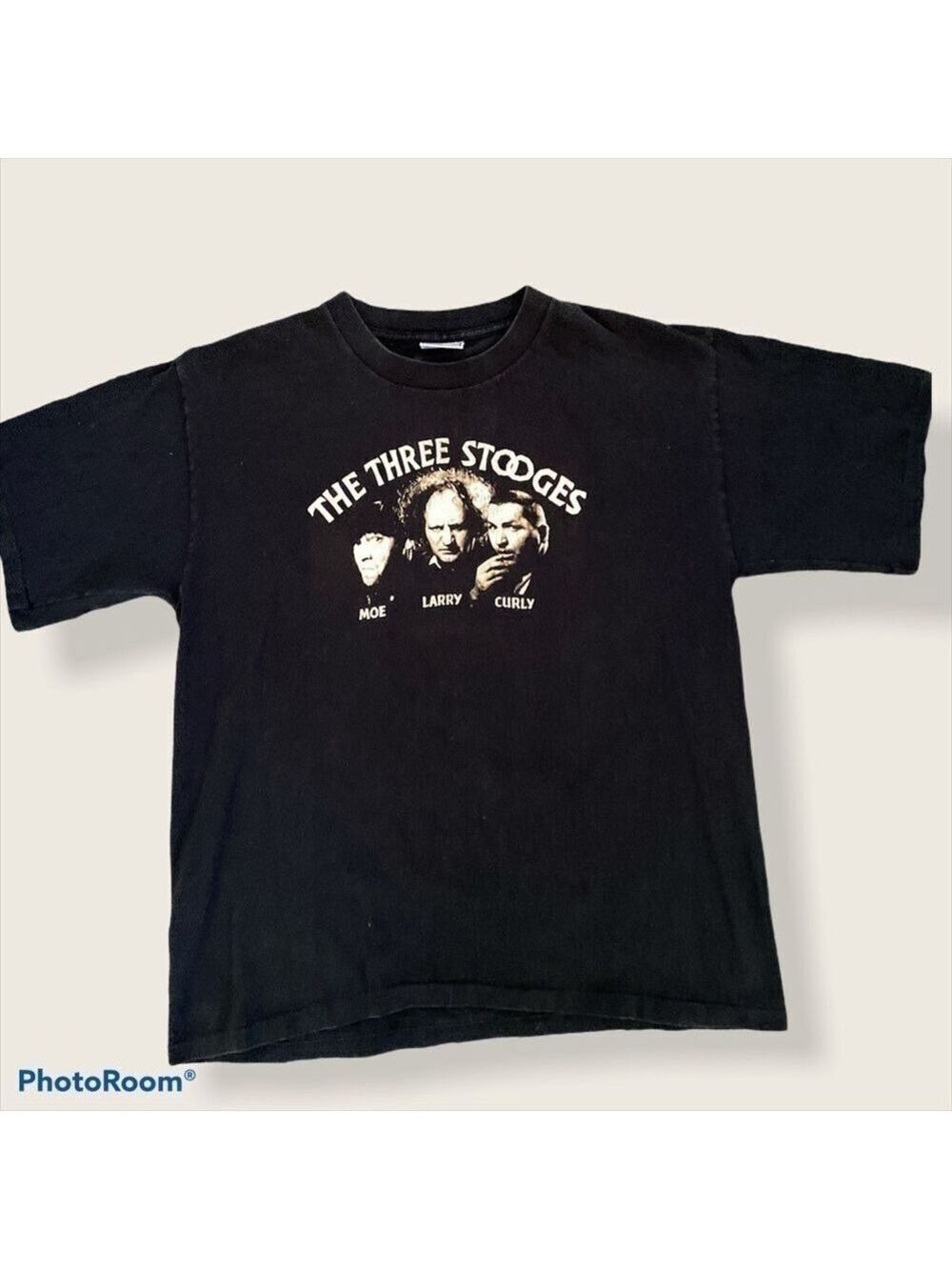 The three stodges true vintage black T-shirt